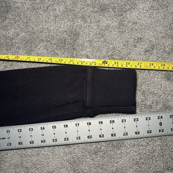 Vintage G-Star Raw Orlando Vest Knit Full Zip Sweater Mens XL Big Logo Black - Picture 10 of 10